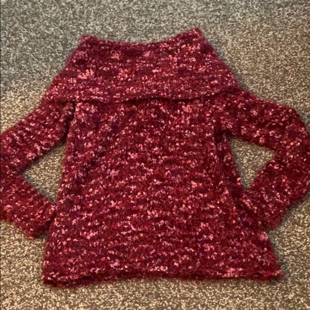 Never worn off the shoulder sweater